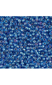Miyuki rocailles Perlen 11/0 - Silver lined sapphire ab 11-1019